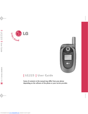 LG LG225 User Manual