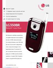 LG LG350BR Specifications
