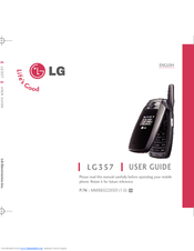 LG LG357 User Manual
