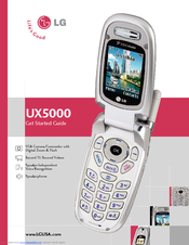 LG UX5000 Get Started Manual