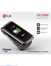 LG VX5500PP Quick Start Manual