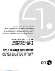 LG DLE3777 Owner's Manual
