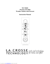 La Crosse Technology WS-7049U Instruction Manual