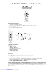 La Crosse Technology WS-7212U Instruction Manual