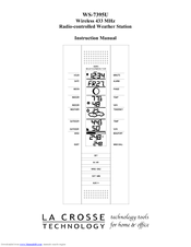 La Crosse Technology WS-7395U Instruction Manual