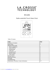 La Crosse Technology WT-2191A User Manual