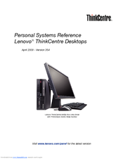 Lenovo ThinkCentre M58 Eco Ultra Small Reference Manual