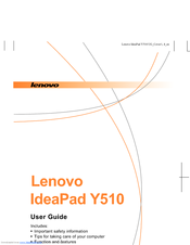 Lenovo IdeaPad Y510 7758 User Manual
