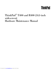 Lenovo ThinkPad R400 7439 Hardware Maintenance Manual