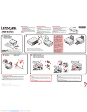 Lexmark 3470 - X Color Inkjet Install Manual