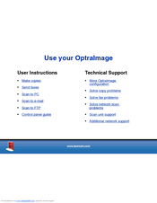 Lexmark OptraImage 433 User Instructions