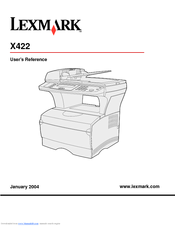 Lexmark 16L0119 User Reference Manual