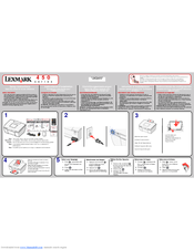 Lexmark 450 Series Setup Instructions