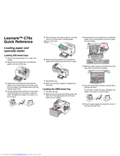 Lexmark C782dn Reference Manual