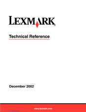 Lexmark W812 Reference Manual