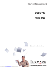 Lexmark Optra Optra E Supplementary Manual