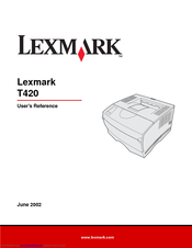 Lexmark T420d User Reference