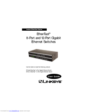 Linksys EF3512 - EtherFast Gigabit Ethernet Switch User Manual