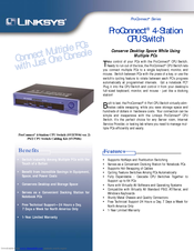 Linksys SVIEW04 - ProConnect CPU Switch KVM Specifications