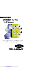 Linksys Instant EtherFast EPSX3 User Manual