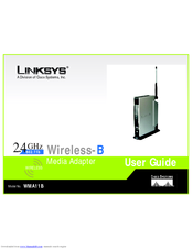 Linksys WMA11B - Wireless-B Media Adapter User Manual