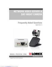 Lorex IPSC2230 Frequently Asked Questions Manual
