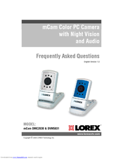Lorex DMC2161 Frequently Asked Questions Manual