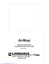 Lowrance AirMap Installation And Operation Instructions Manual