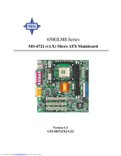 MSI 650GLMS User Manual