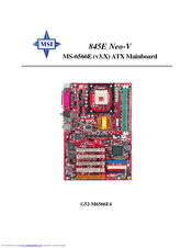 MSI MS-6566E User Manual
