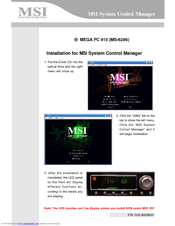 MSI 915 Software Manual