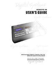 Mackie Remote 48 User Manual