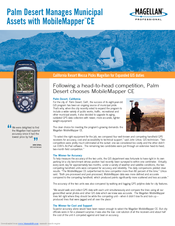 Magellan MobileMapper CE - Hiking GPS Receiver Brochure