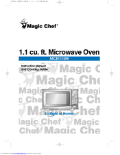 Magic Chef B1110W Instruction Manual And Cooking Manual