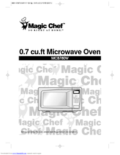 Magic Chef B780W User Manual