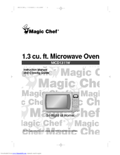 Magic Chef D1311 Instruction Manual & Cooking Manual