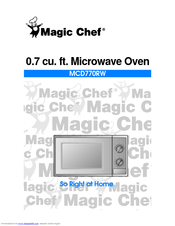 Magic Chef D770RW User Manual