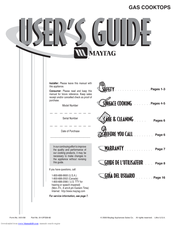 Maytag MGC5430BDS User Manual