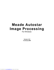 Meade Image Processing Software Manual