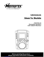Memorex MKS5626 User Manual
