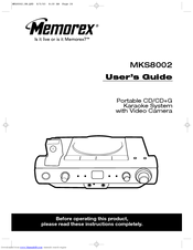 Memorex MKS8002 User Manual