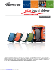 Memorex 32702120 - Ultra TravelDrive 120 GB External Hard Drive User Manual