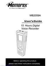 Memorex MB2059AOM User Manual