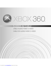 Microsoft Xbox 360 S-Video AV Cable User Manual