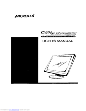 Microtek C586P User Manual