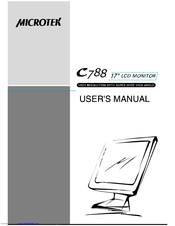 Microtek C788 User Manual