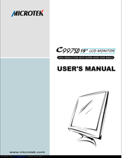 Microtek C997SD User Manual