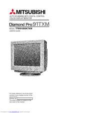 Mitsubishi Diamond Pro 91TXM User Manual