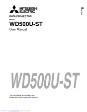 Mitsubishi Electric WD500U-ST User Manual