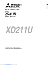 Mitsubishi Electric XD210U User Manual